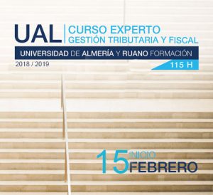 curso experto en gestión tributaria y fiscal de ruano formación y la universidad de almeria